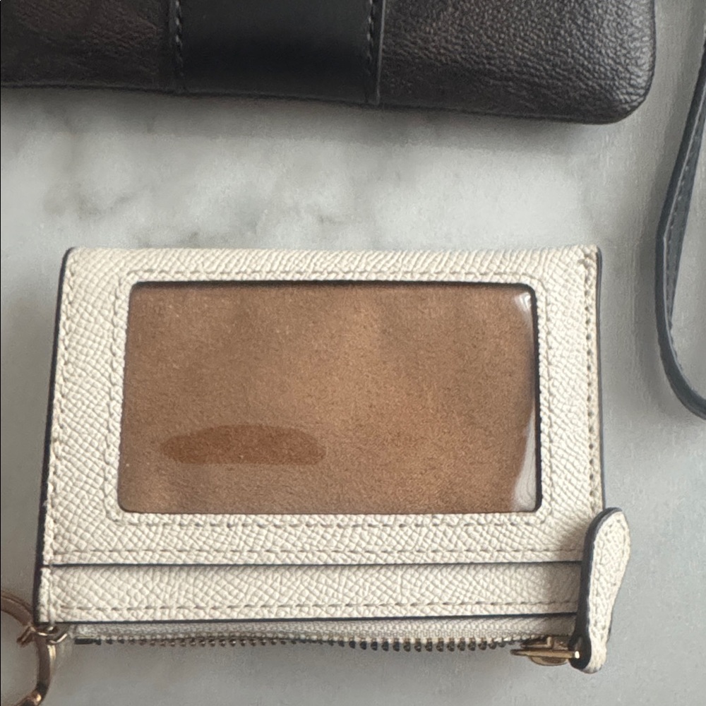 Coach Black and Cream Clutch and Wristlet Set - Picture 3 of 5